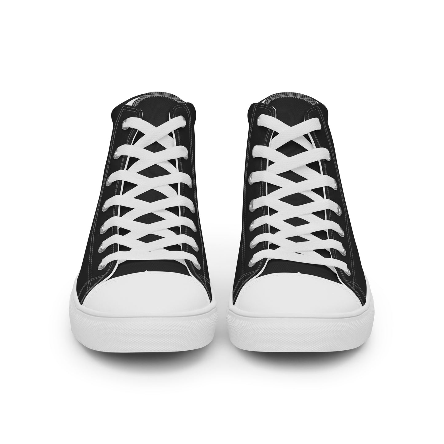 Men’s high top canvas shoes - Charcoal Black