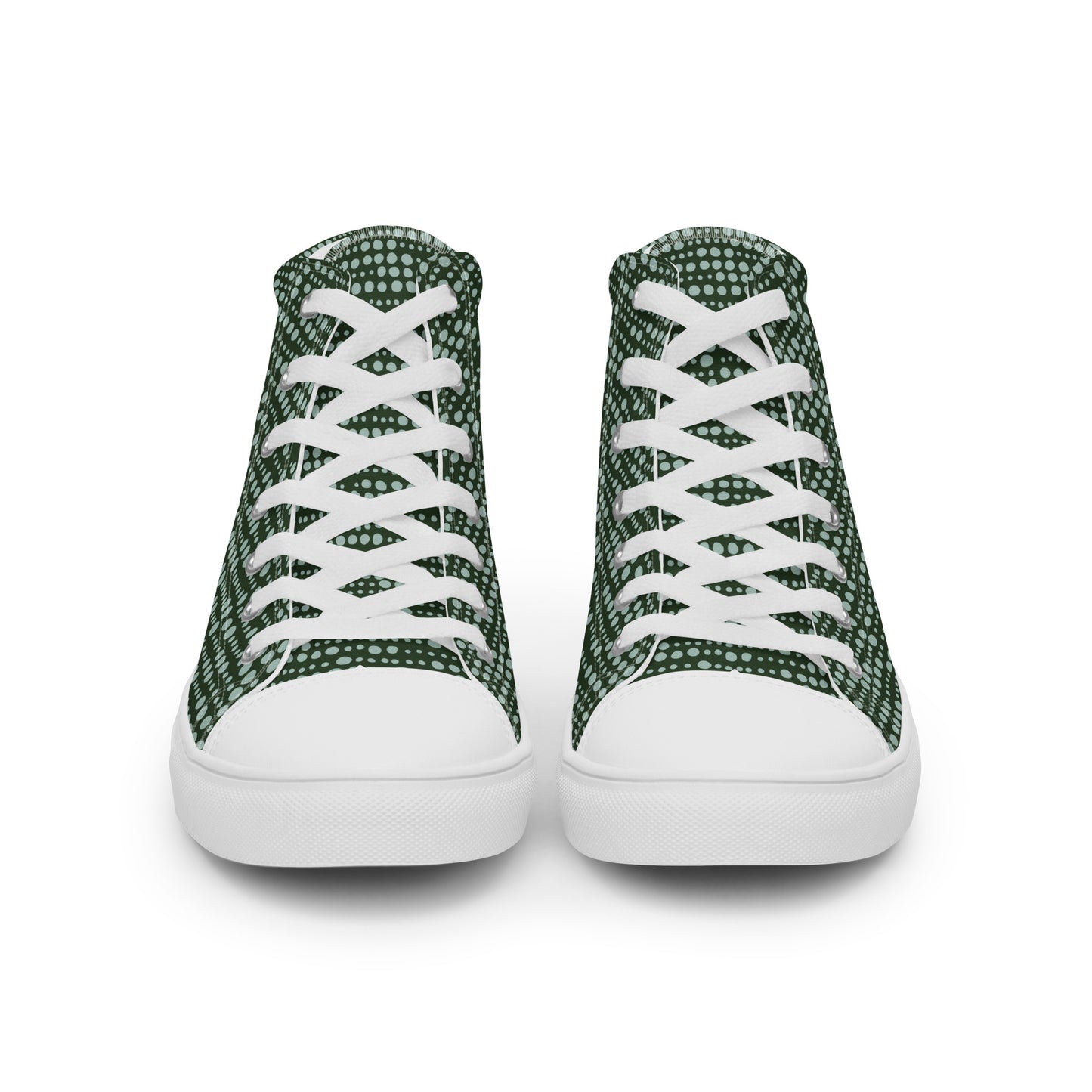 Men’s high top canvas shoes - Spearmint Pop