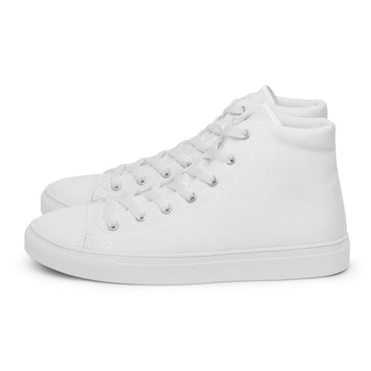 Men’s high top canvas shoes - Arctic White