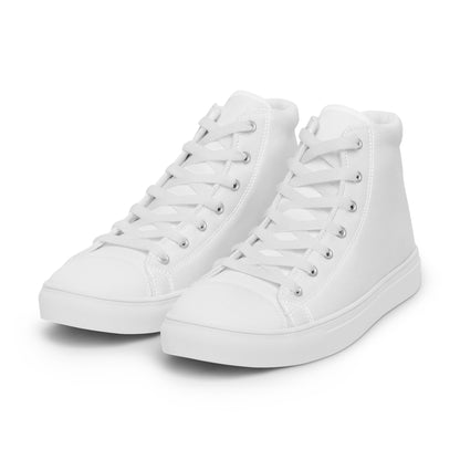 Men’s high top canvas shoes - Arctic White