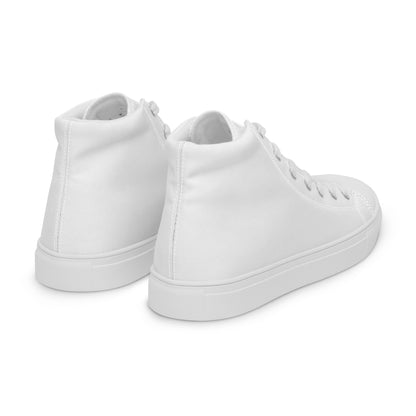 Men’s high top canvas shoes - Arctic White