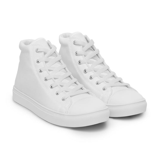 Men’s high top canvas shoes - Arctic White