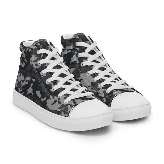 Men’s high top canvas shoes - Camo