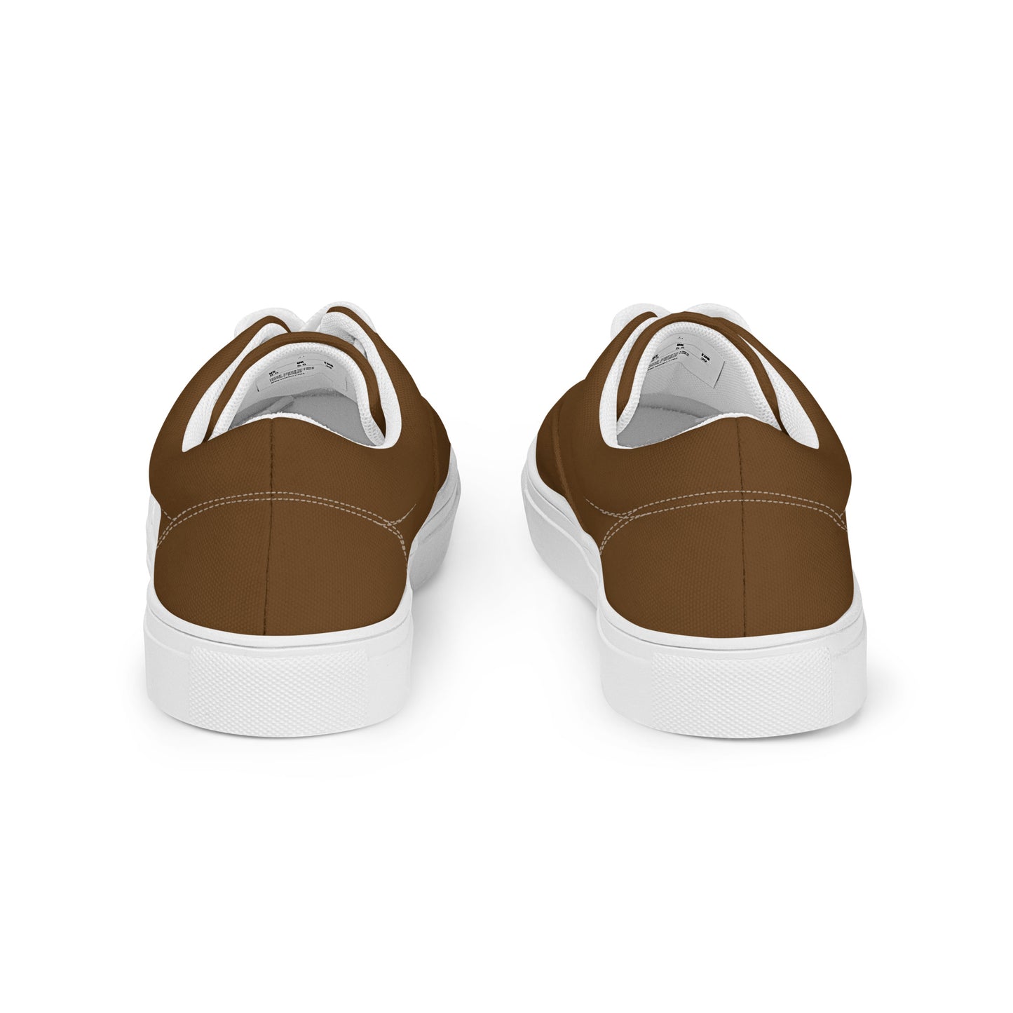 Herren-Schnürschuhe aus Segeltuch - Whiskeybraun