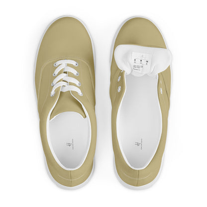 Men’s lace-up canvas shoes - Desert Sand
