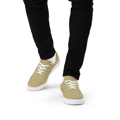 Men’s lace-up canvas shoes - Desert Sand