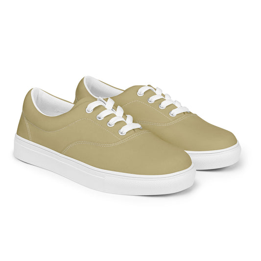 Men’s lace-up canvas shoes - Desert Sand