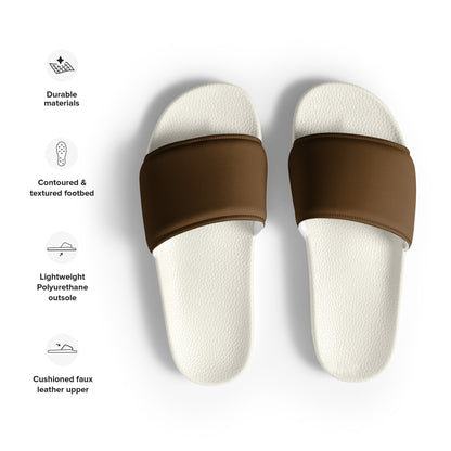 Men's Comfort sliders - Whiskey Brown