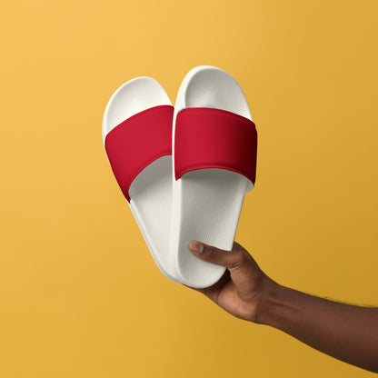 Men's Comfort sliders - Firebrick Red