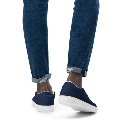 Men’s slip-on canvas shoes - Navy Blue
