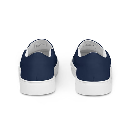 Men’s slip-on canvas shoes - Navy Blue