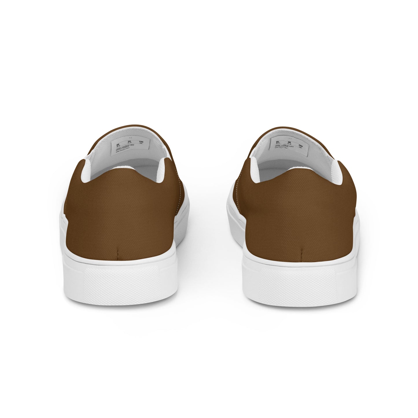 Men’s slip-on canvas shoes - Whiskey Brown