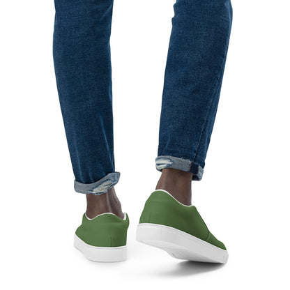 Men’s slip-on canvas shoes - Combat Green