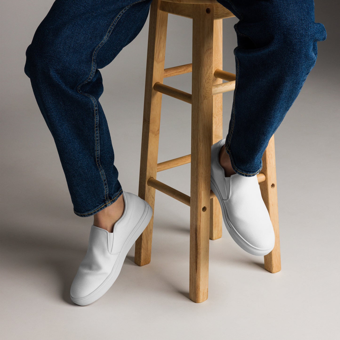 Men’s slip-on canvas shoes - Arctic White