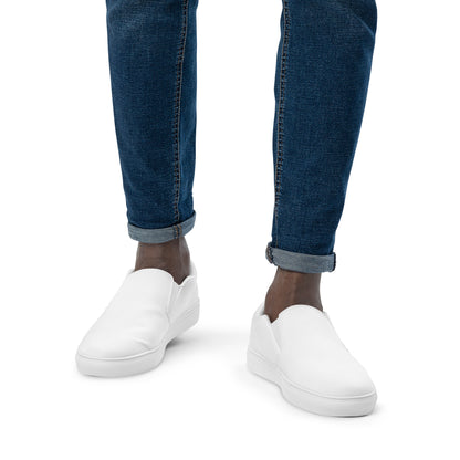 Men’s slip-on canvas shoes - Arctic White