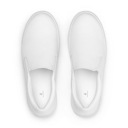 Men’s slip-on canvas shoes - Arctic White