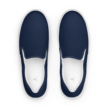 Men’s slip-on canvas shoes - Navy Blue