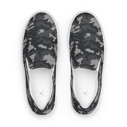 Men’s slip-on canvas shoes - Camo