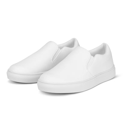 Men’s slip-on canvas shoes - Arctic White