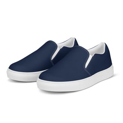 Men’s slip-on canvas shoes - Navy Blue