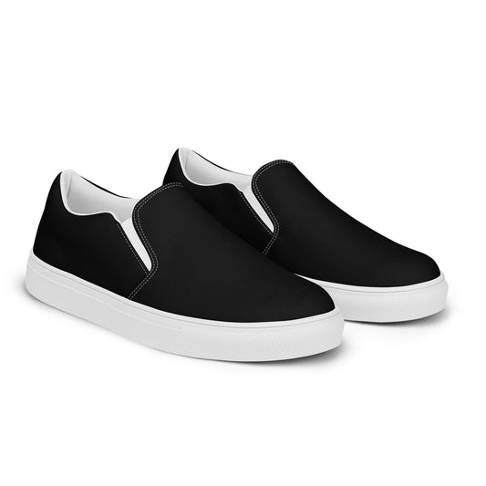Men’s slip-on canvas shoes - Classic Black