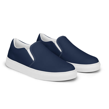 Men’s slip-on canvas shoes - Navy Blue