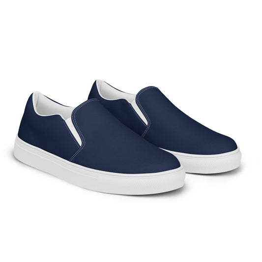 Men’s slip-on canvas shoes - Navy Blue
