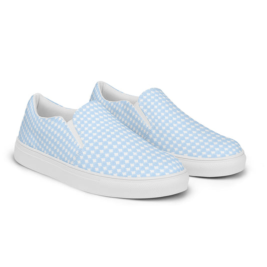 Men’s slip-on canvas shoes - Blue Diamond