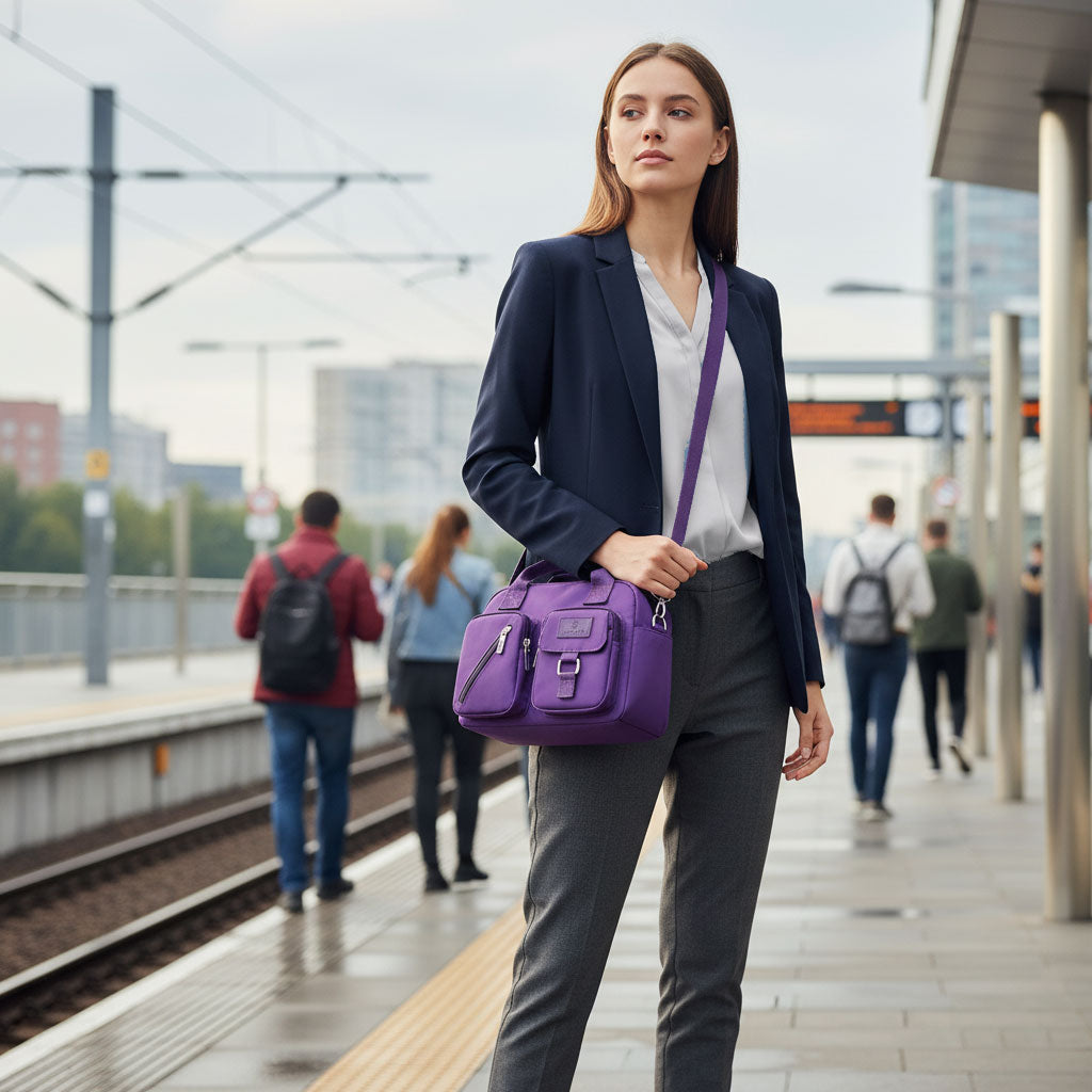 Metro Nylon Shoulder Bag