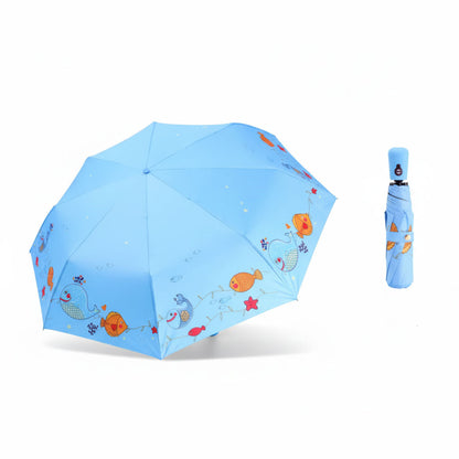 Kids Auto Sun & Rain Umbrella