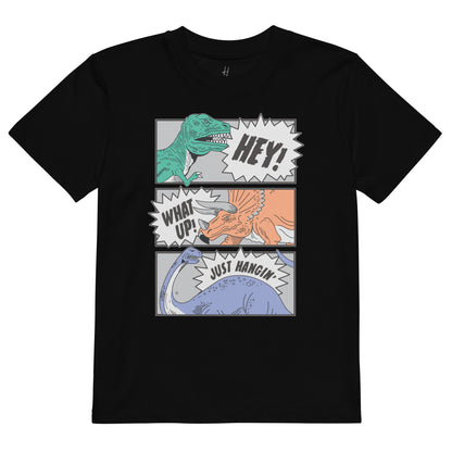 Organic cotton kids t-shirt - Dinosaur Friends Club