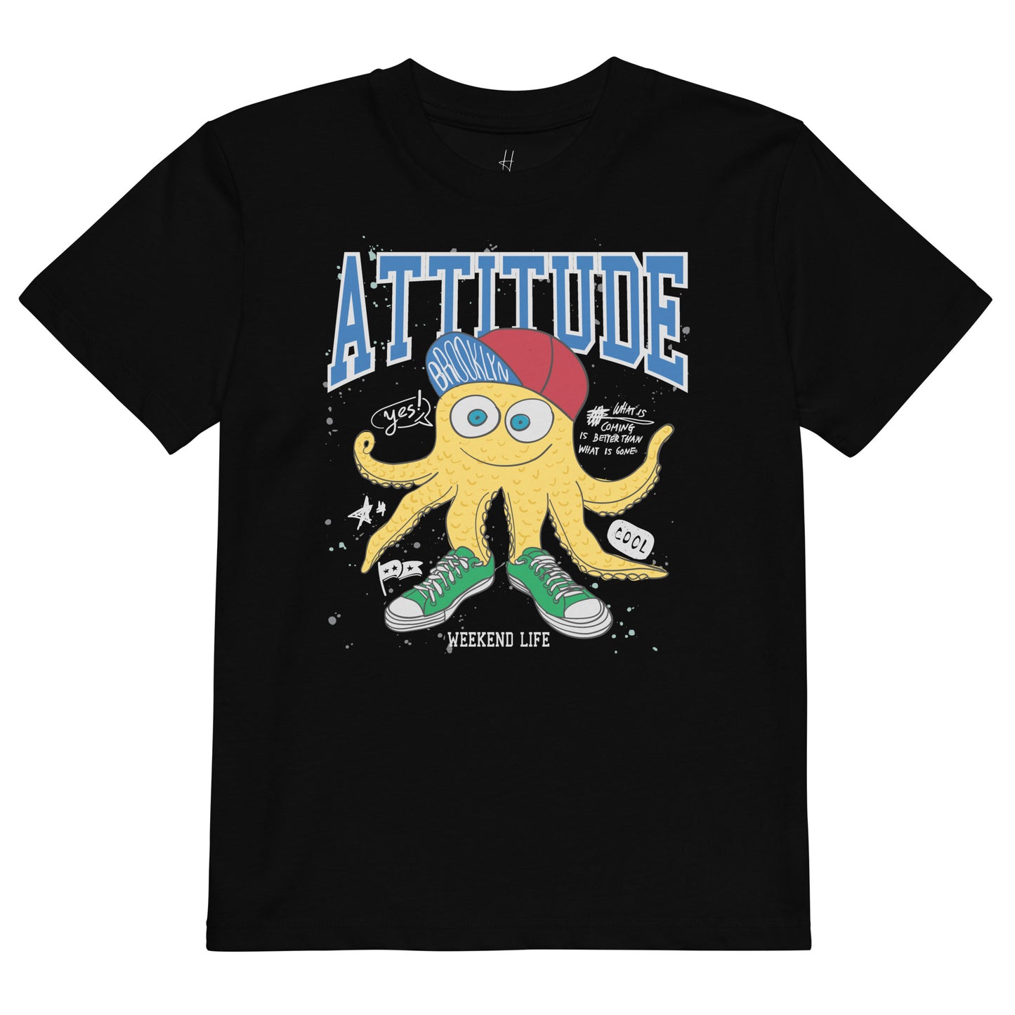 Organic cotton kids t-shirt - Attitude Monster