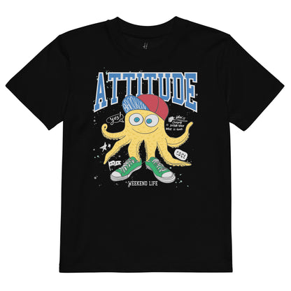 Organic cotton kids t-shirt - Attitude Monster
