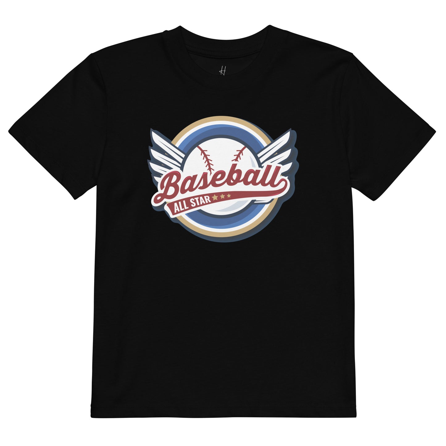 Organic cotton kids t-shirt - Baseball All Star