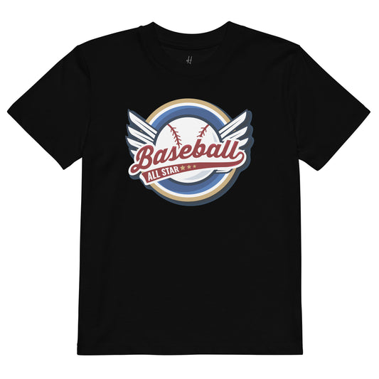 Organic cotton kids t-shirt - Baseball All Star