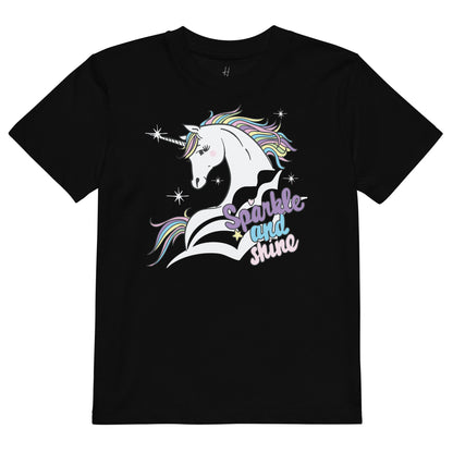 Organic cotton kids t-shirt - Sparkle and Shine
