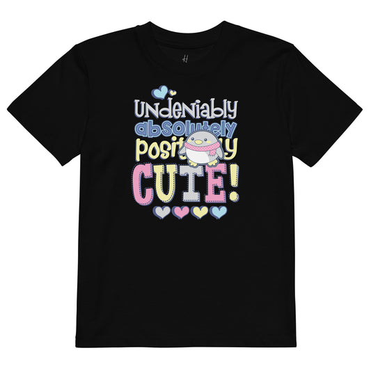 Organic cotton kids t-shirt - Undeniably Cute