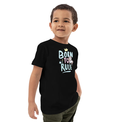 Organic cotton kids t-shirt - Born to Rule
