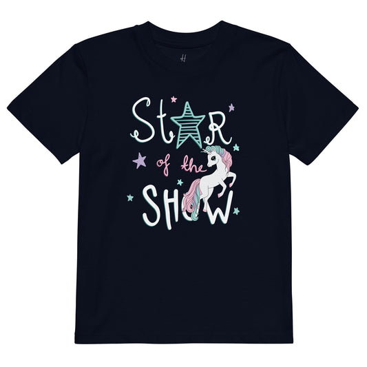 Organic cotton kids t-shirt - Star of the Show