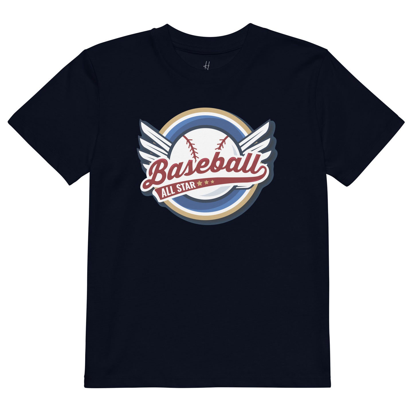 Organic cotton kids t-shirt - Baseball All Star
