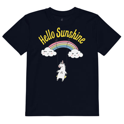 Organic cotton kids t-shirt - Hello Sunshine
