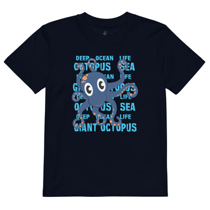 Organic cotton kids t-shirt - Giant Octopus