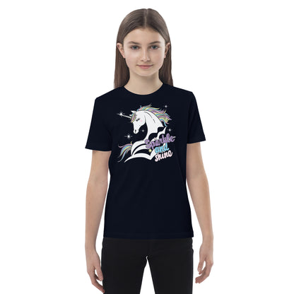 Organic cotton kids t-shirt - Sparkle and Shine