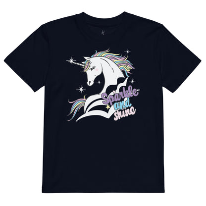 Organic cotton kids t-shirt - Sparkle and Shine