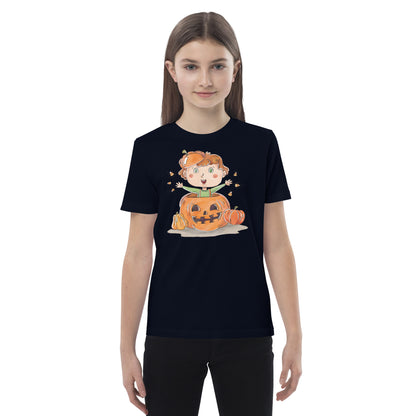 Organic cotton kids t-shirt - Jack in a Pumpkin