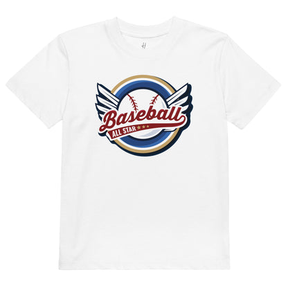 Organic cotton kids t-shirt - Baseball All Star