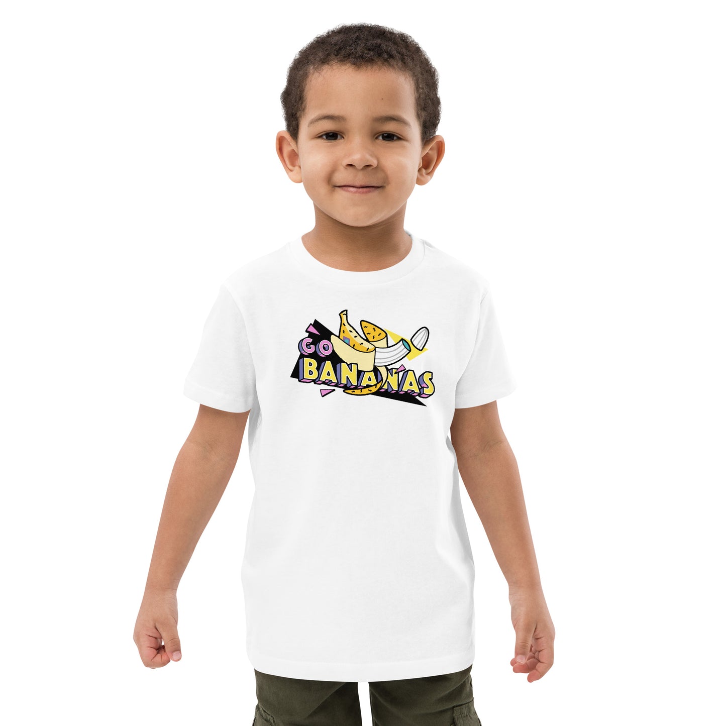 Organic cotton kids t-shirt - Go Bananas