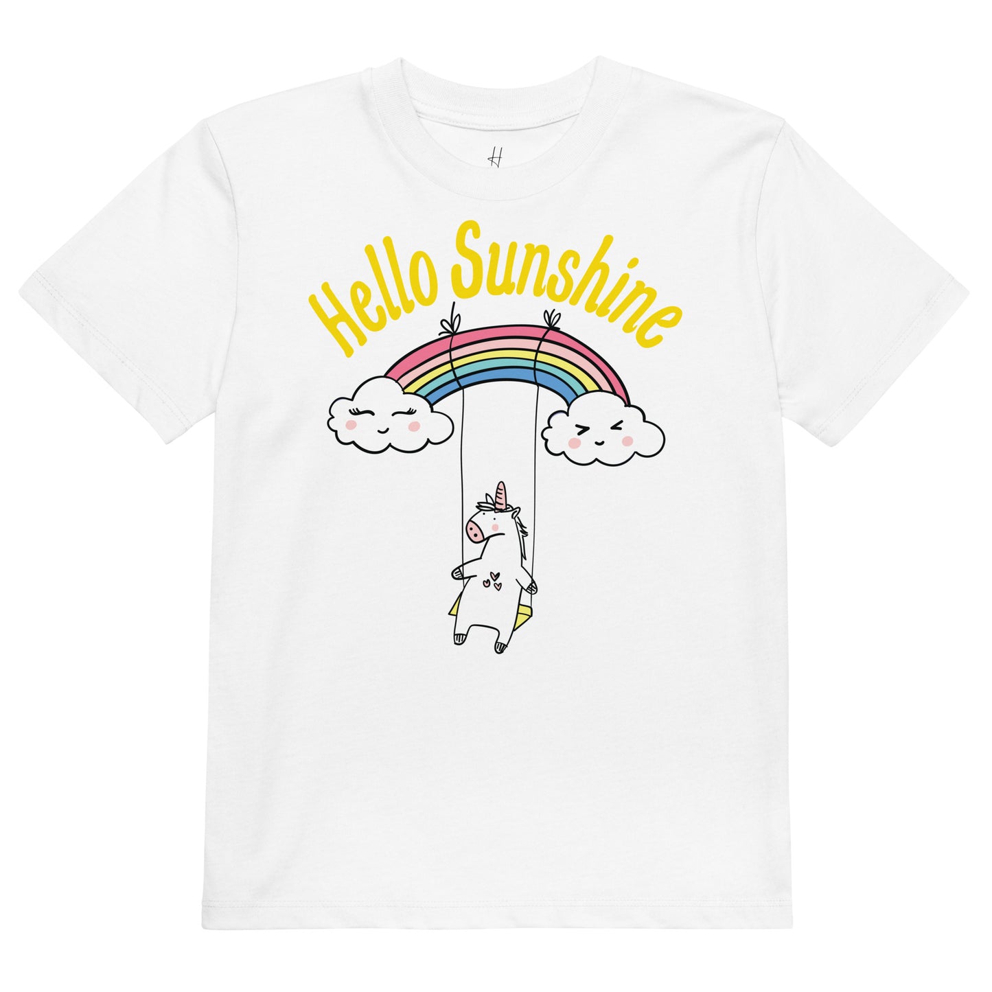 Organic cotton kids t-shirt - Hello Sunshine