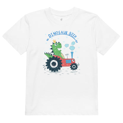 Organic cotton kids t-shirt - Dinosaur Beep