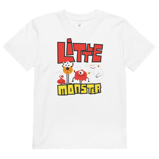 Organic cotton kids t-shirt - Little Monster